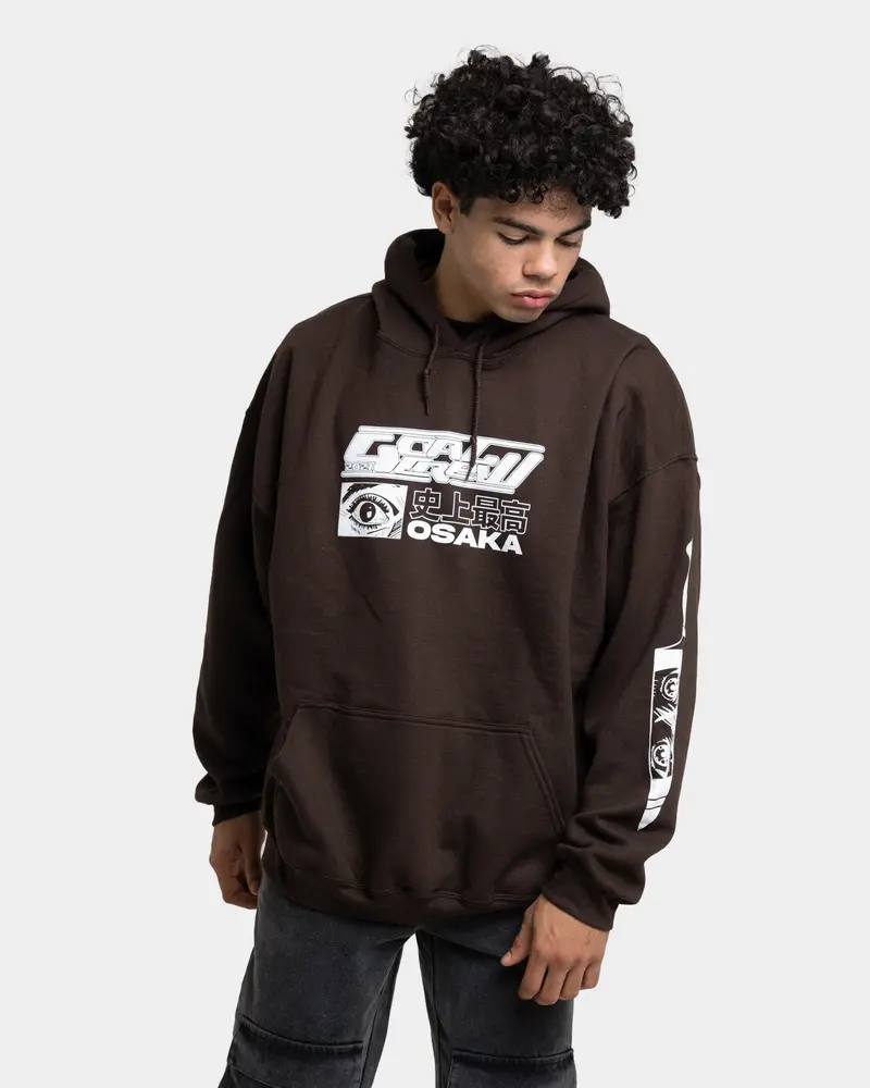 Goat Crew Osaka Hoodie Brown 1