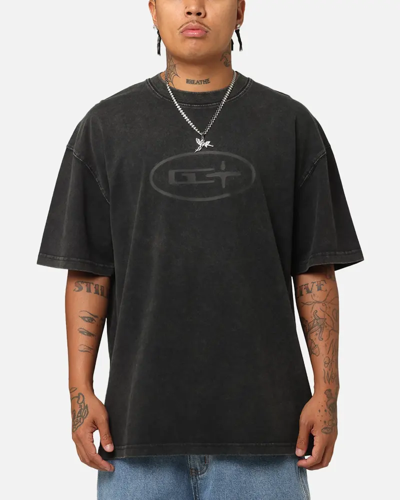 Goat Crew Solidaritry T-Shirt Off Black 1
