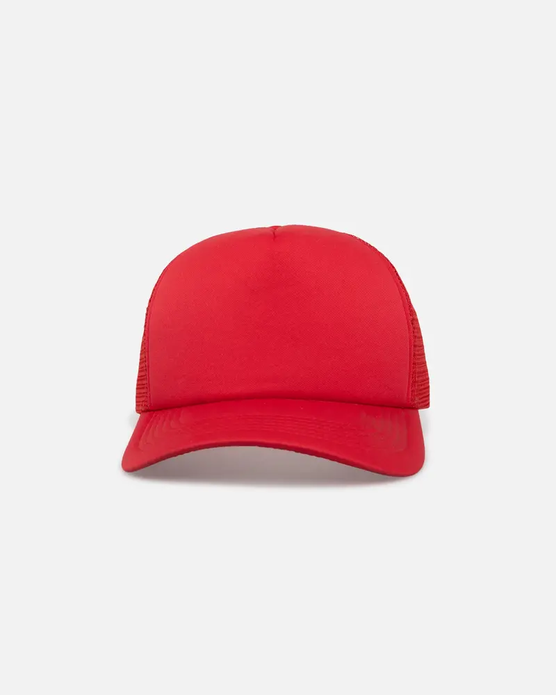 Goat Crew Trucker Mesh Cap Red 1