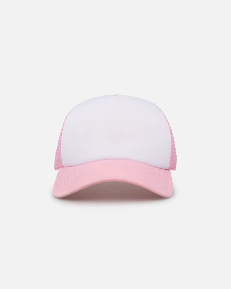 Goat Crew Trucker Mesh Cap White/Pink 1