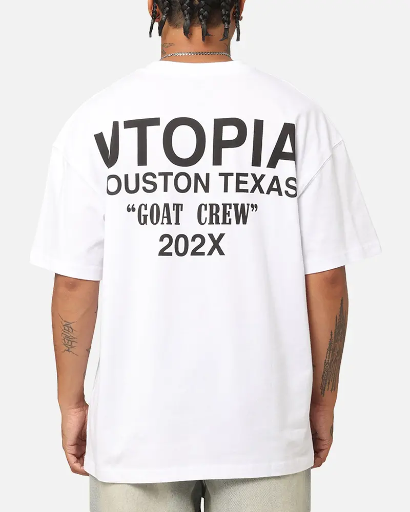 Goat Crew Utopia V2 T-Shirt White 2
