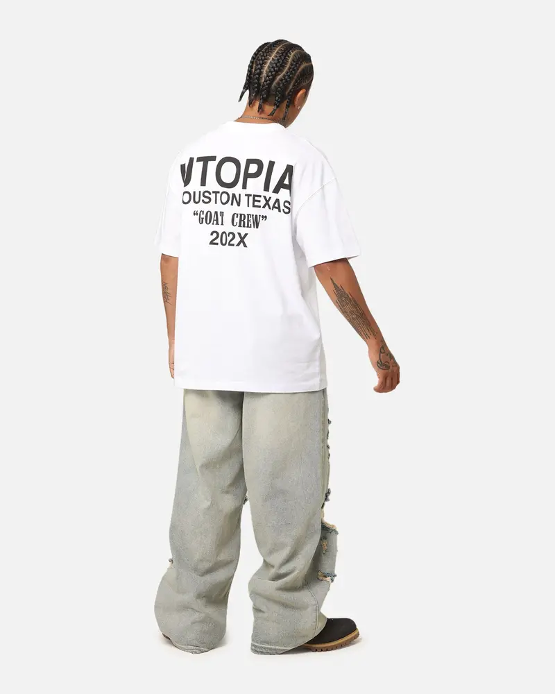 Goat Crew Utopia V2 T-Shirt White 4