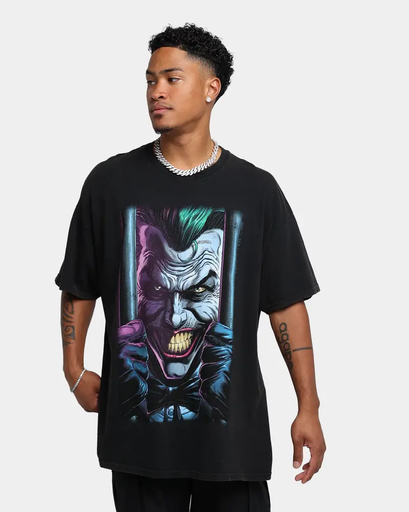 Goat Crew X Batman The Joker Vintage T-Shirt Black Wash 1