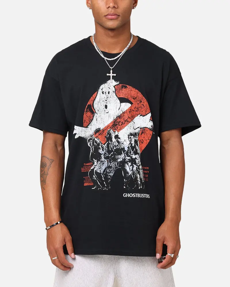 Goat Crew X Ghostbusters Vintage T-Shirt Black 1