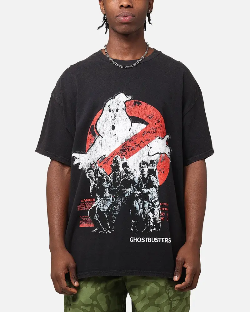 Goat Crew X Ghostbusters Vintage T-Shirt Black Wash 1