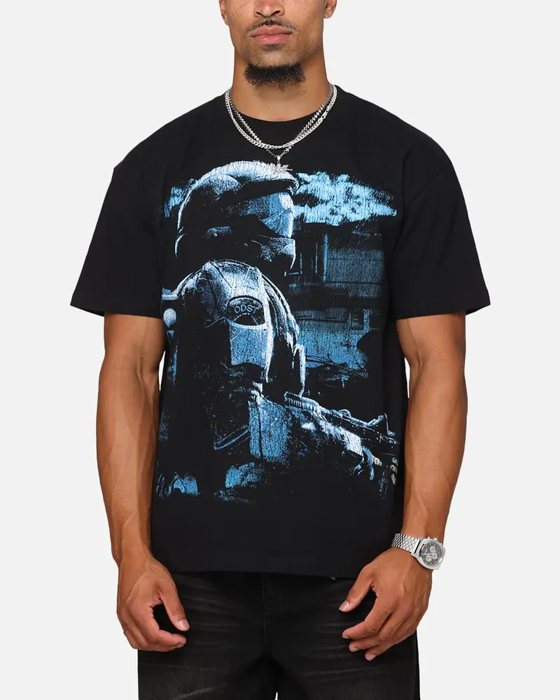 Goat Crew X Halo Halo Odst Vintage T-Shirt Black 1