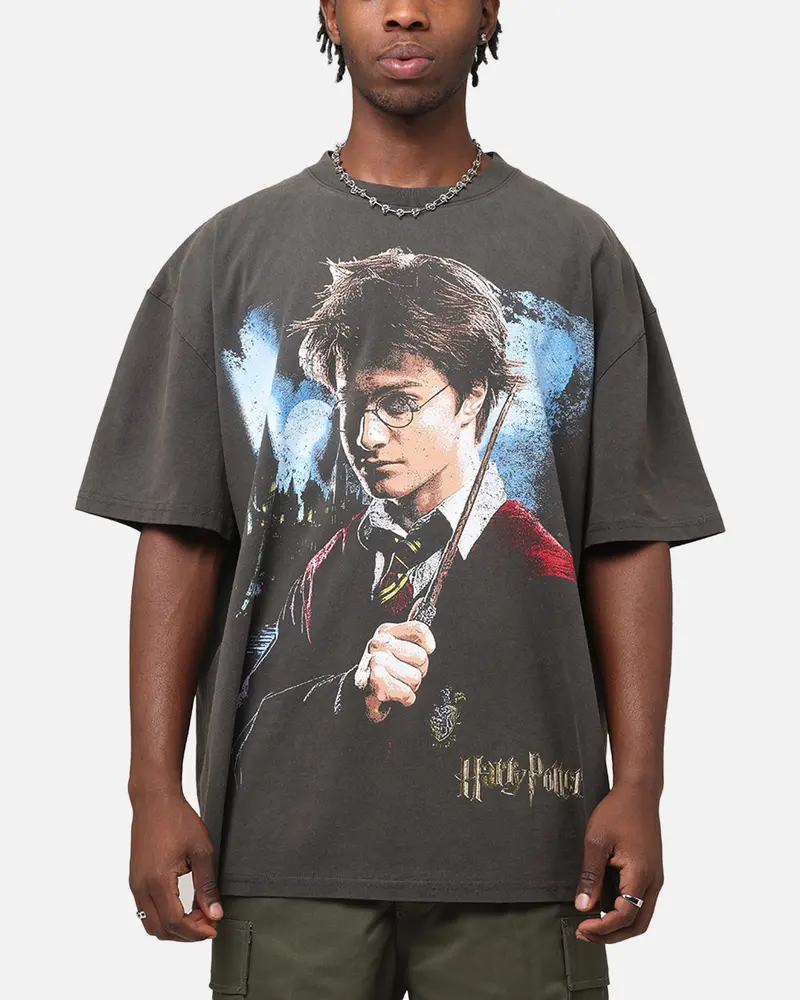 Goat Crew X Harry Potter Heavy T-Shirt Black Wash 1