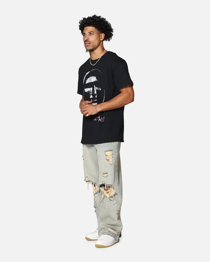 Goat Crew X Squid Game Front Man Vintage T-Shirt Black 4