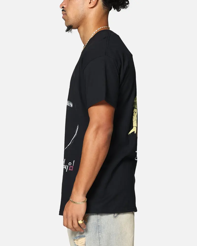 Goat Crew X Squid Game Front Man Vintage T-Shirt Black 6