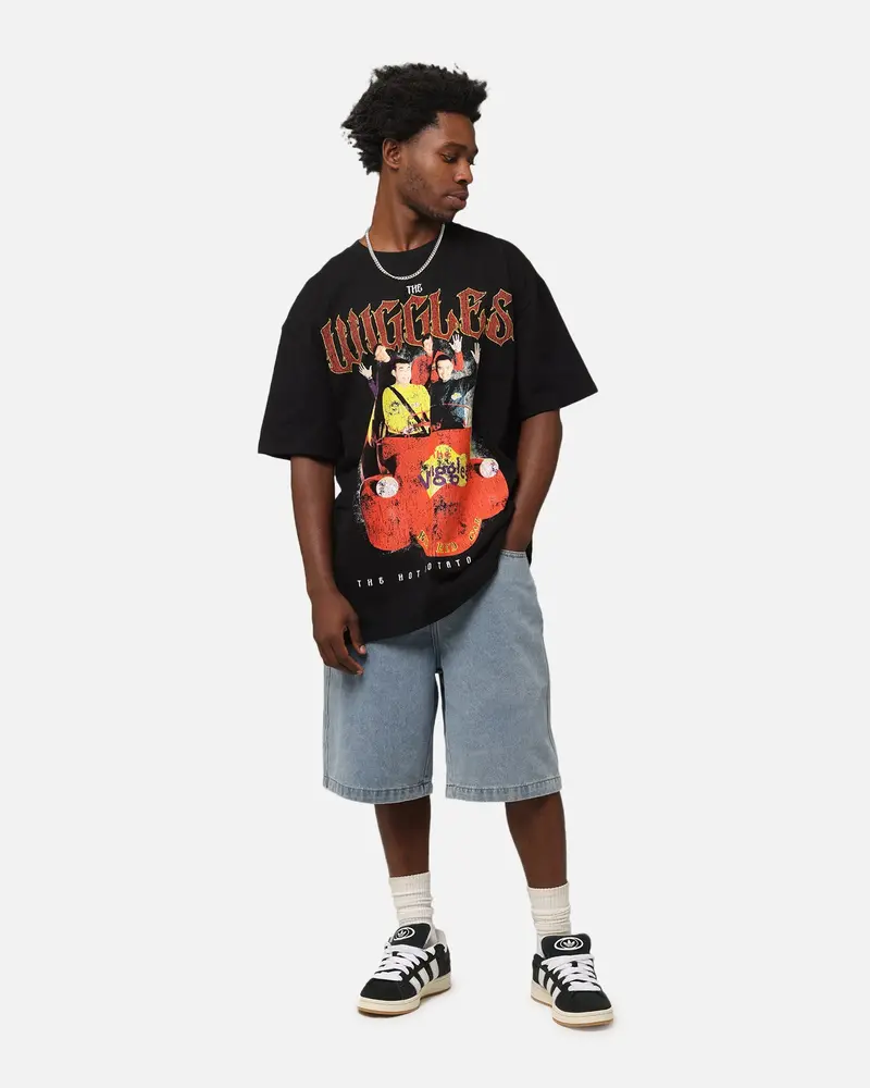 Goat Crew X The Wiggles Hot Potato Tour Heavy T-Shirt Black 3