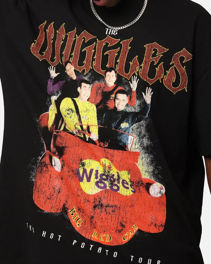 Goat Crew X The Wiggles Hot Potato Tour Heavy T-Shirt Black 7