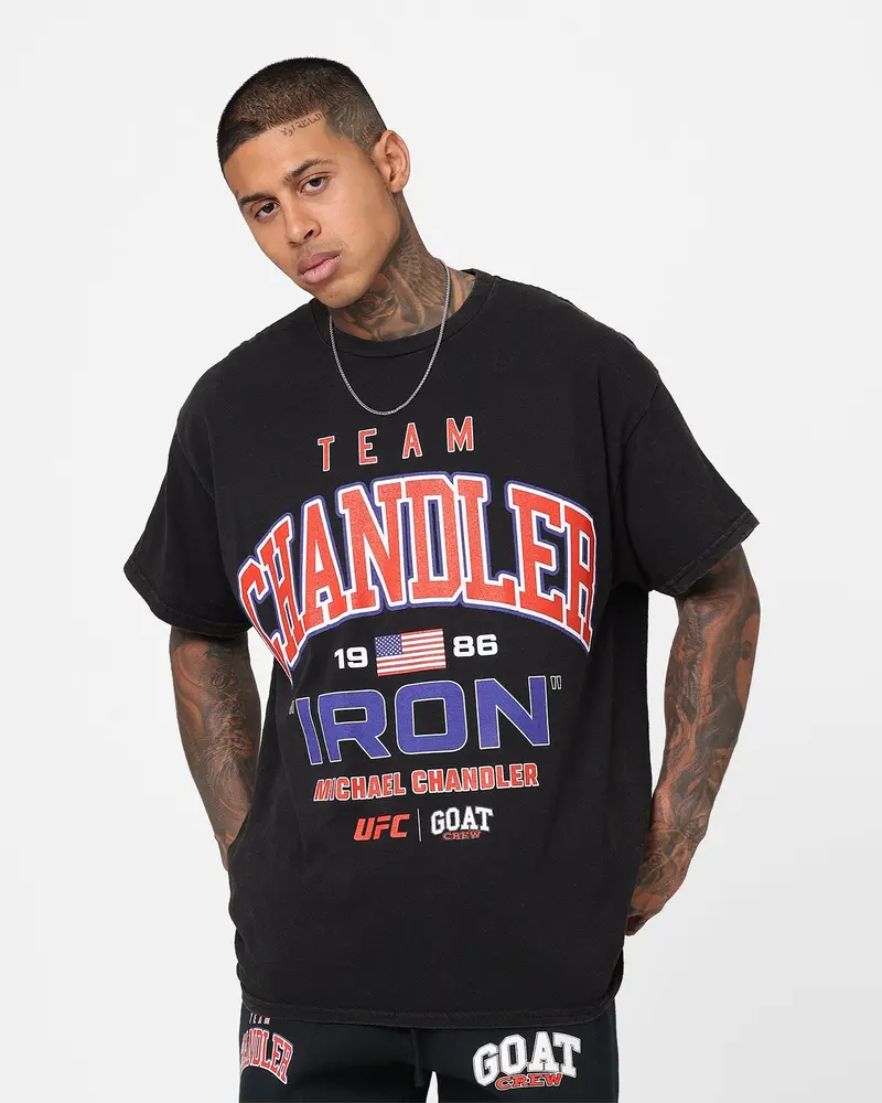 Goat Crew X Ufc Michael Chandler Team Chandler T-Shirt Black Wash 1