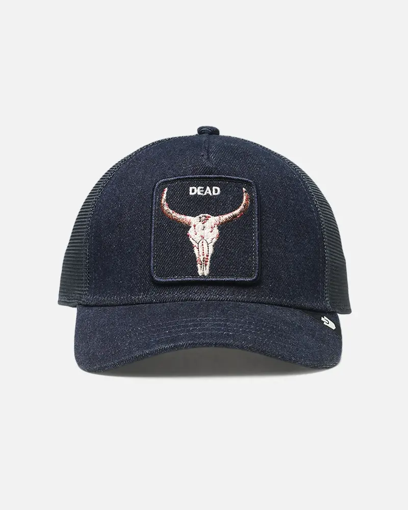 Goorin Bros Denim Dead Trucker Snapback Dark Denim 1