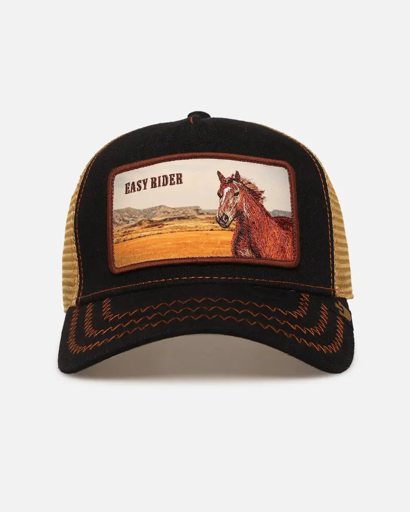 Goorin Bros Easy Rider Trucker Snapback Black 1