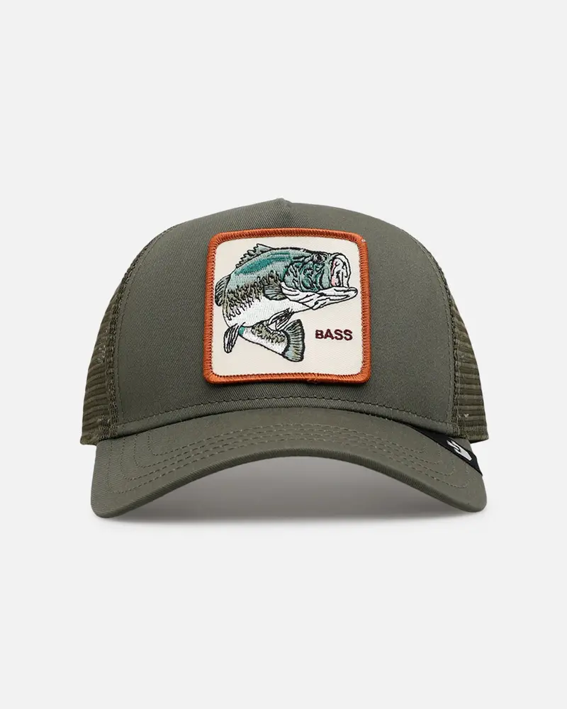 Goorin Bros Gone Fishin Trucker Snapback Olive 1