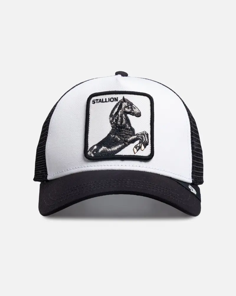 Goorin Bros Stallion Trucker Snapback White/Black 1
