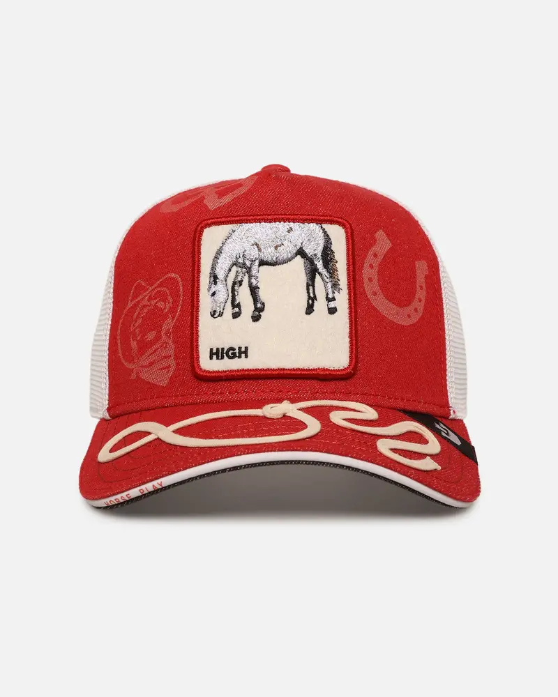 Goorin Bros Way Up Trucker Snapback Red 1