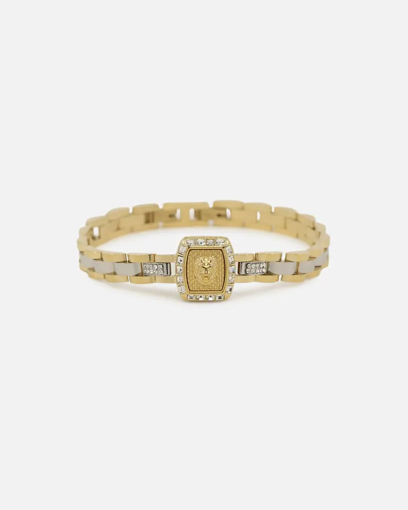 Guess Mainline 16Mm Lion Crystal Bracelet Gold 1