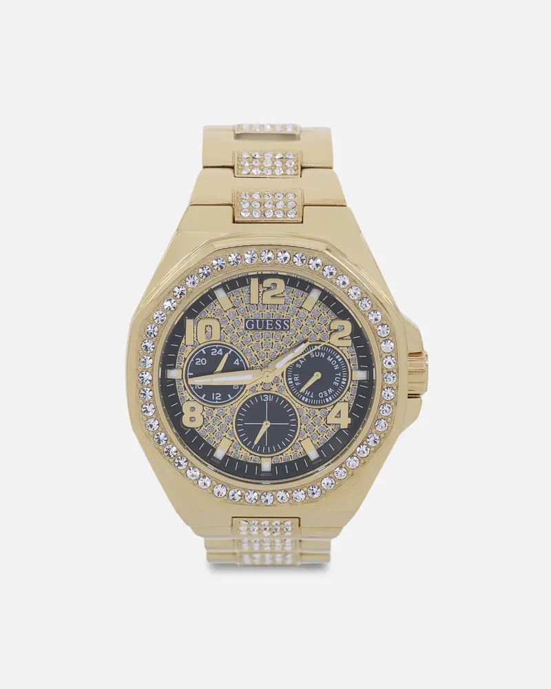 Guess Mainline Empire Crystal Bracelet Watch Gold 1