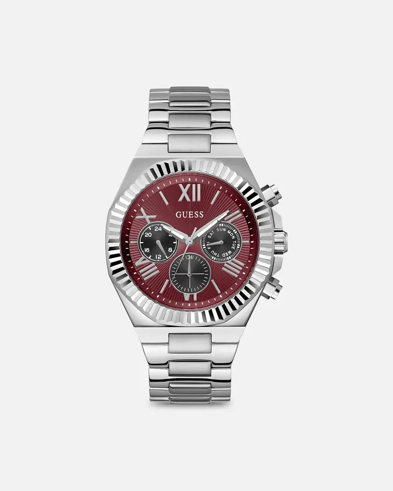 Guess Mainline Equity Watch Silver/Red 1