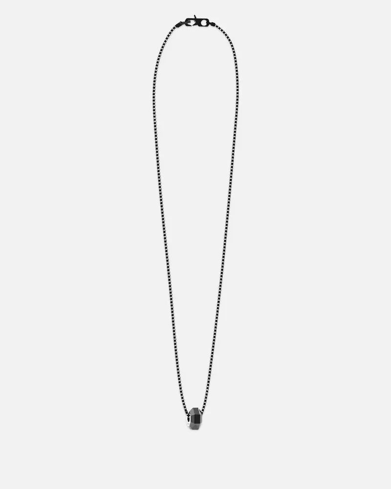 Guess Mainline Exagon 26" Charm Necklace Steel 1