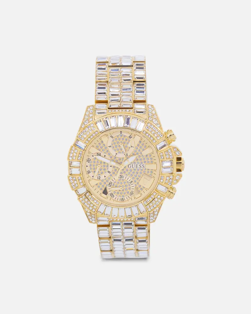 Guess Mainline Iconic 40Th Watch Gold/Crystal 1