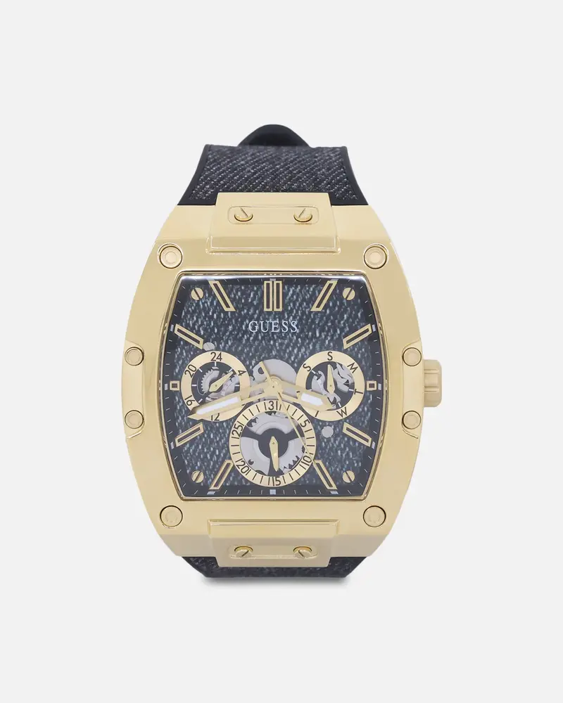 Guess Mainline Phoenix Gold Denim '40Th Anniversary' Watch Black Denim 1