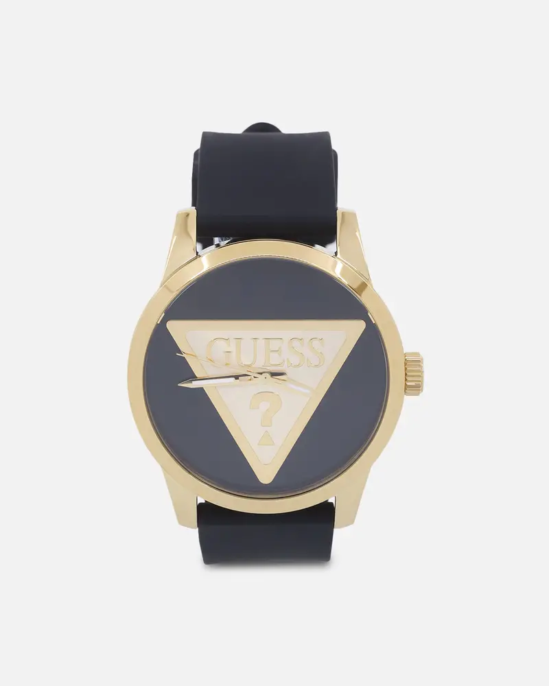 Guess Mainline Women's Badge Watch Black/Gold 1