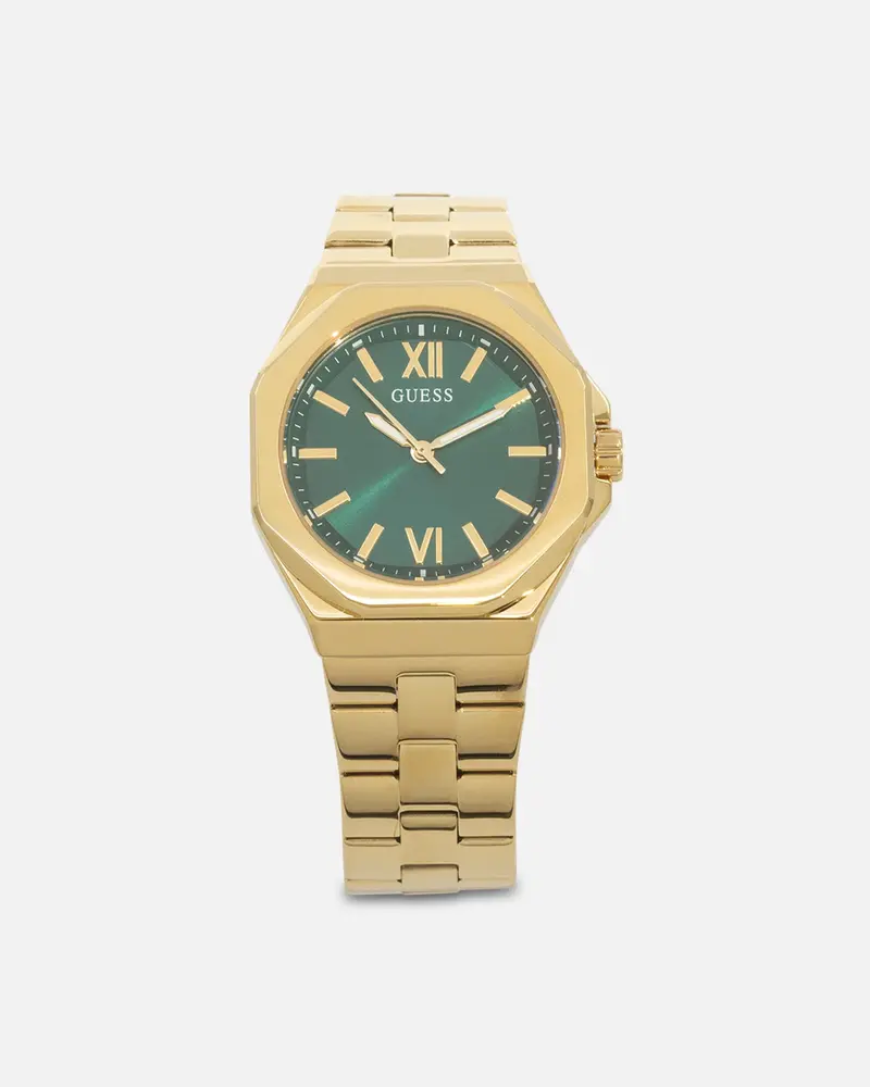 Guess Mainline Women's Empress Bracelet Watch Gold/Green 1