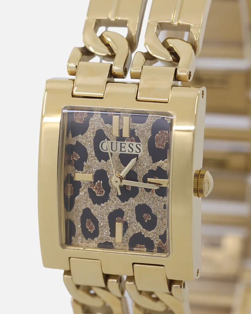 Guess Mainline Women's Mod Id Leopard Watch Gold 2