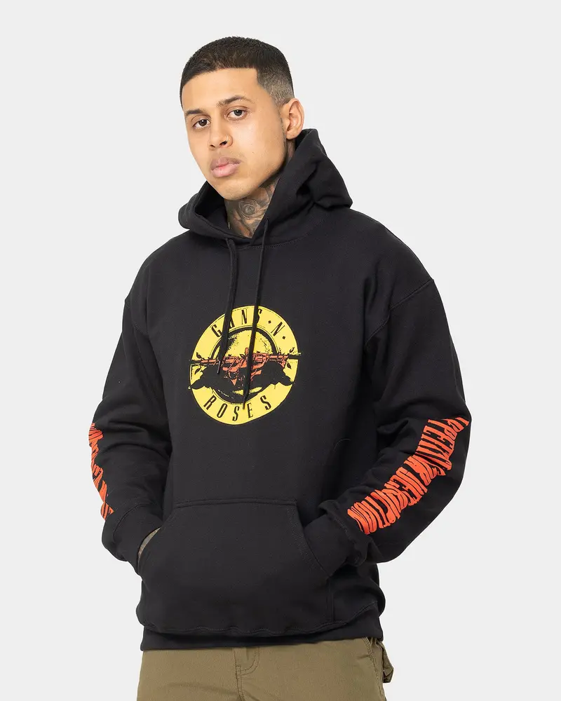 Guns N Roses Appetite Machine Hoodie Black 1
