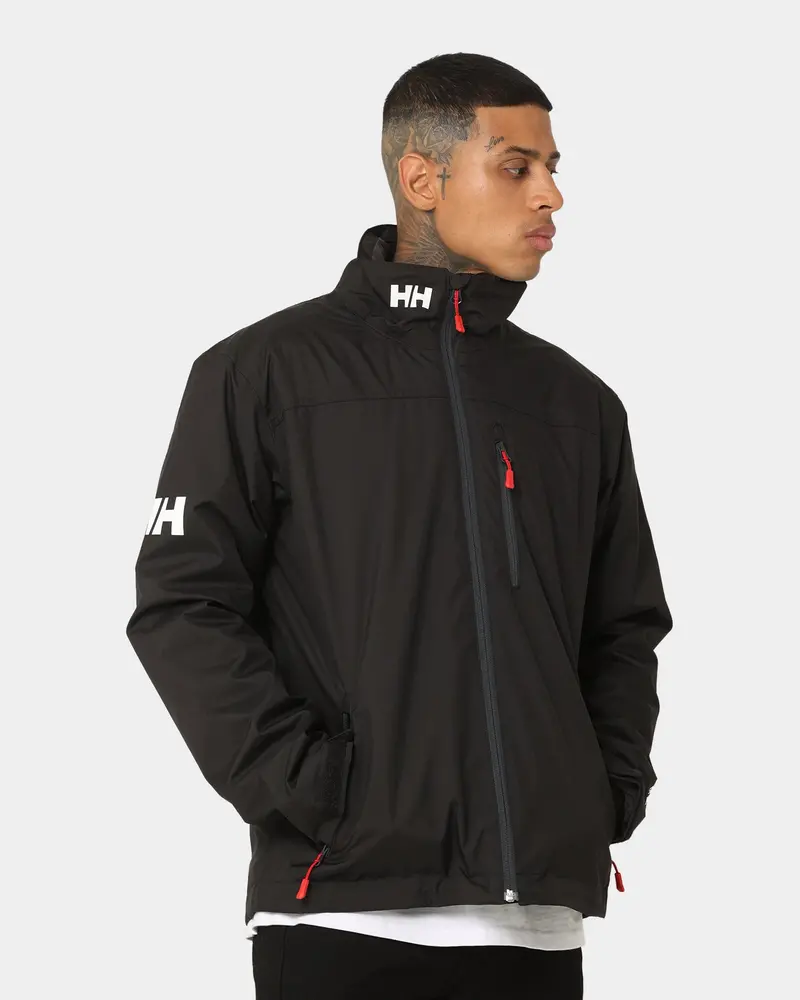 Helly Hansen Crew Midlayer Jacket Black 1