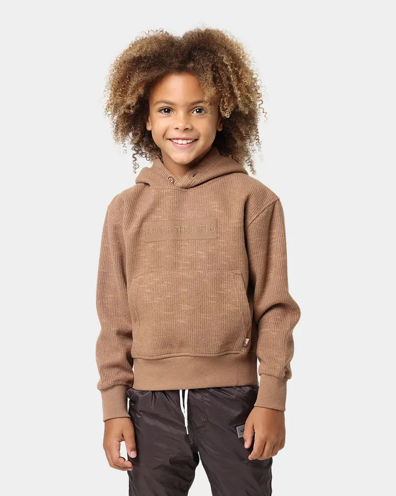 Honor The Gift Kids' Holiday Howard Hoodie Terra Cotta 1