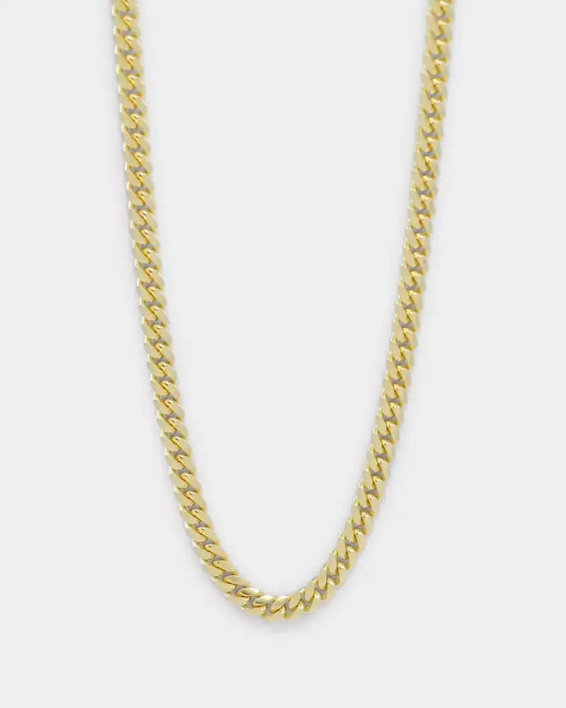 House Of Auric Cuban Link 4Mm 18" Chain 18K Gold Vermeil 1