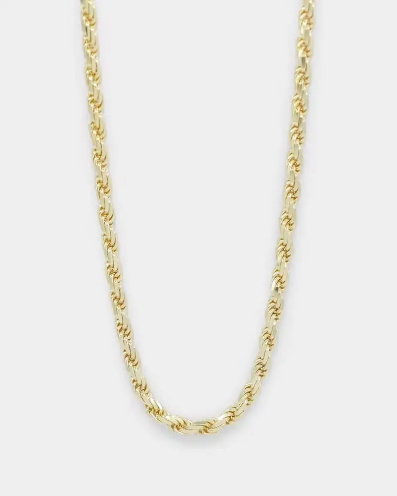 House Of Auric Rope 4Mm 24" Chain 18K Gold Vermeil 1