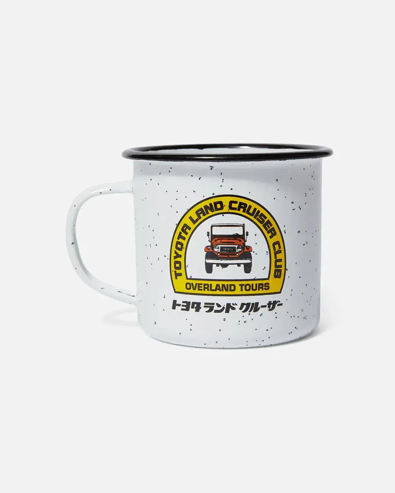 Huf X Toyota Land Cruiser Coffee Break Enamel Cup White 1