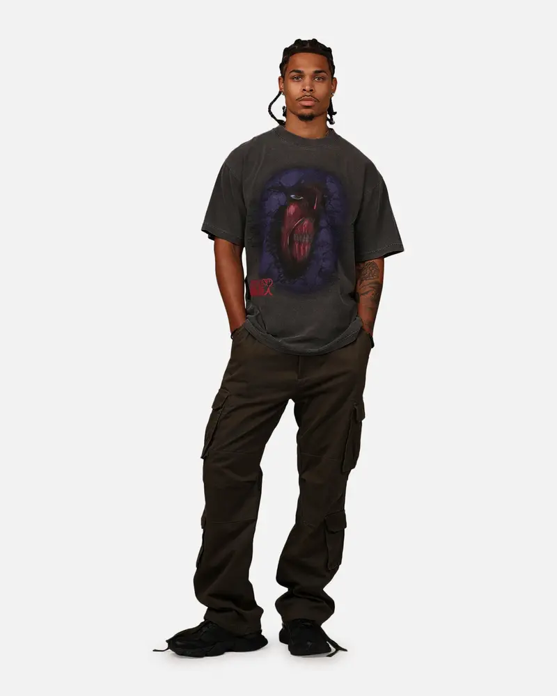Hypland X Attack On Titan Hidden Titan T-Shirt Vintage Black 3