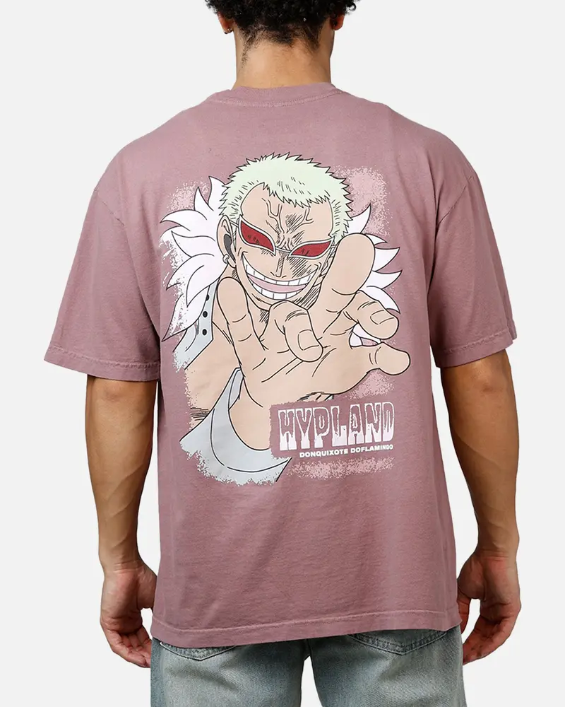 Hypland X One Piece Flamingo T-Shirt Mauve 1