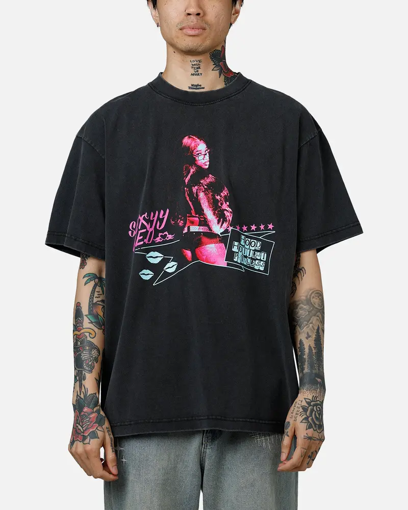 Id Supply Sexyy Redd Vices T-Shirt Washed Black 1