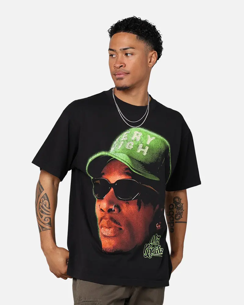 Id Supply Wiz Khalifa Big Head T-Shirt Black 1