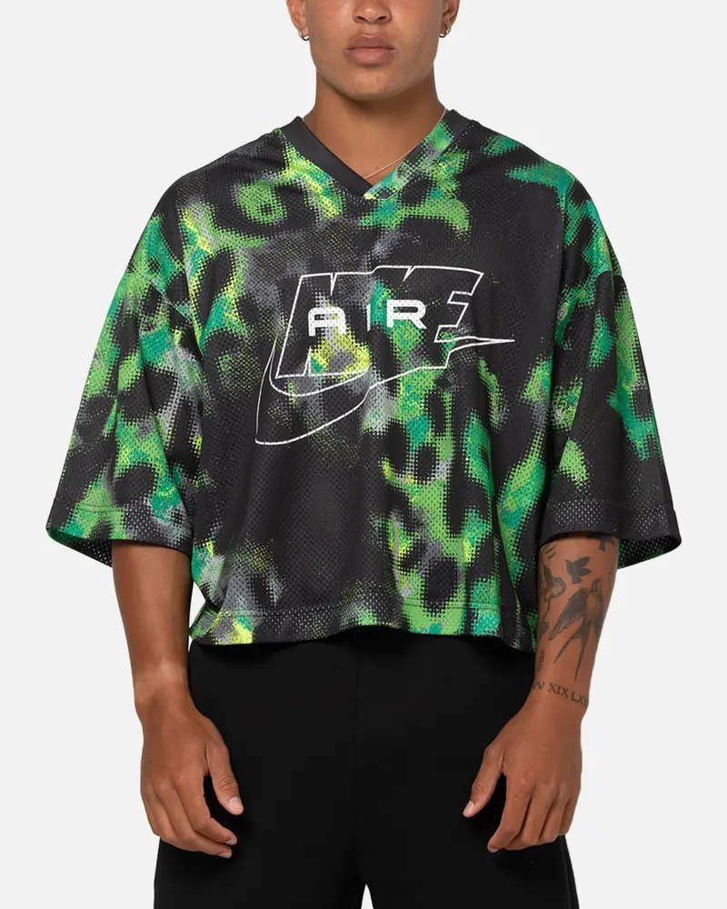 Jordan Air Football All Over Print Jersey Mean Green 1