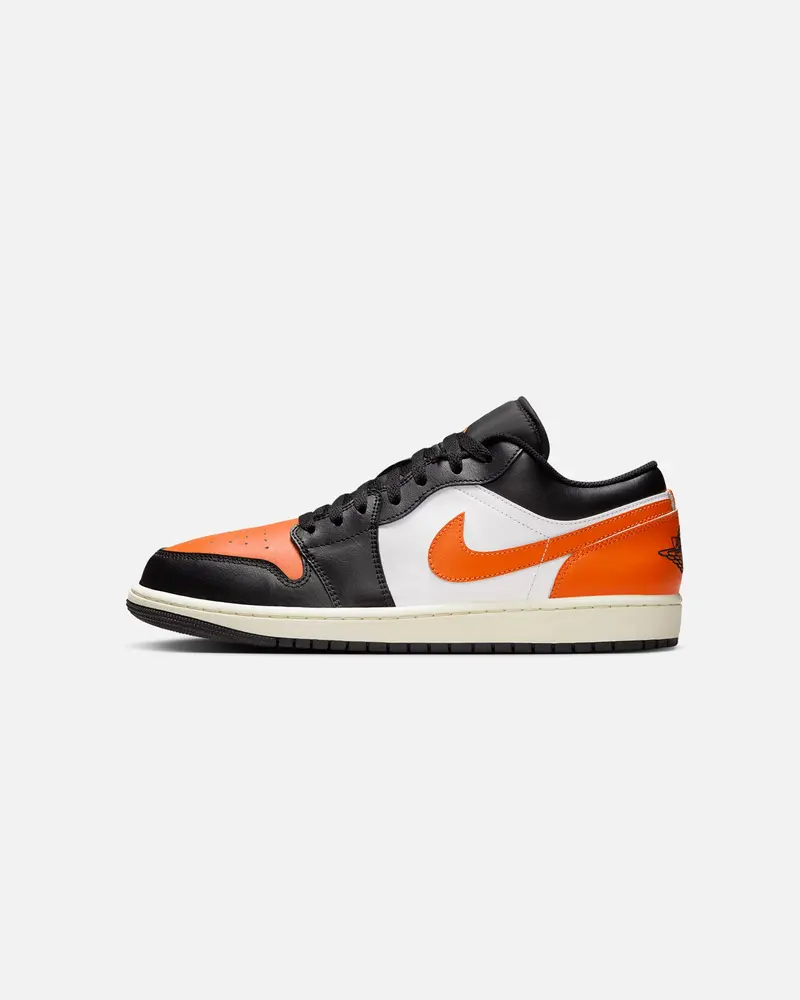 Jordan Air Jordan 1 Low "Shattered Backboard" Black/Starfish-White/Sail 1