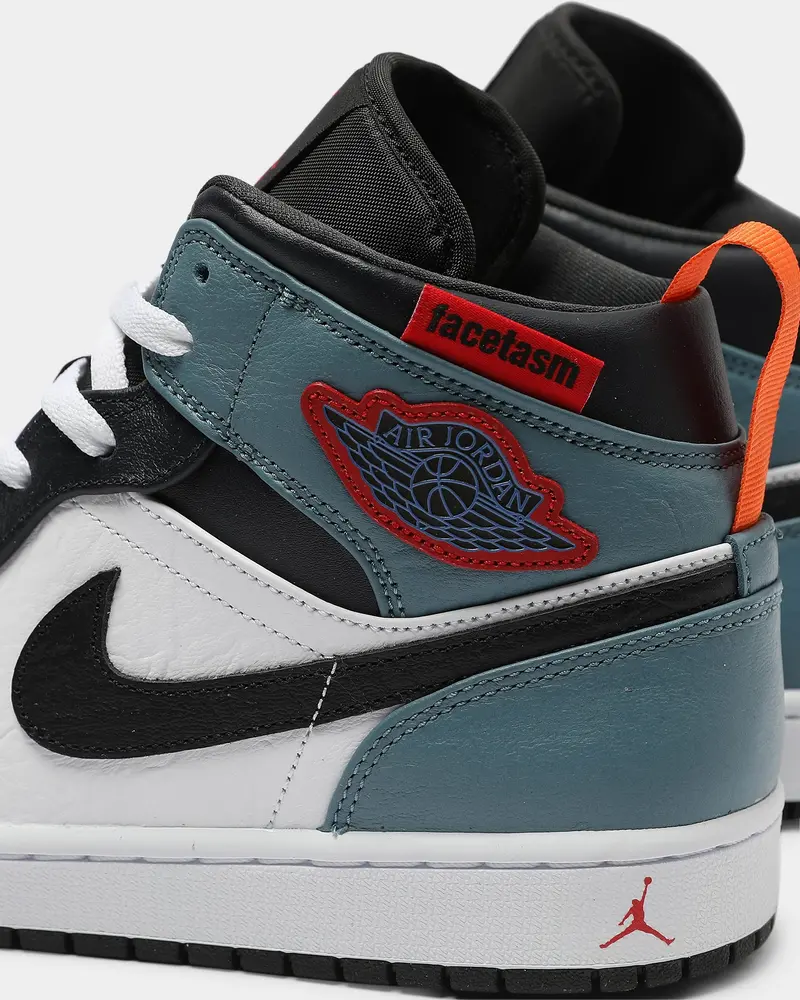 Jordan Air Jordan 1 Mid Se Fearless White/Black/Teal 7
