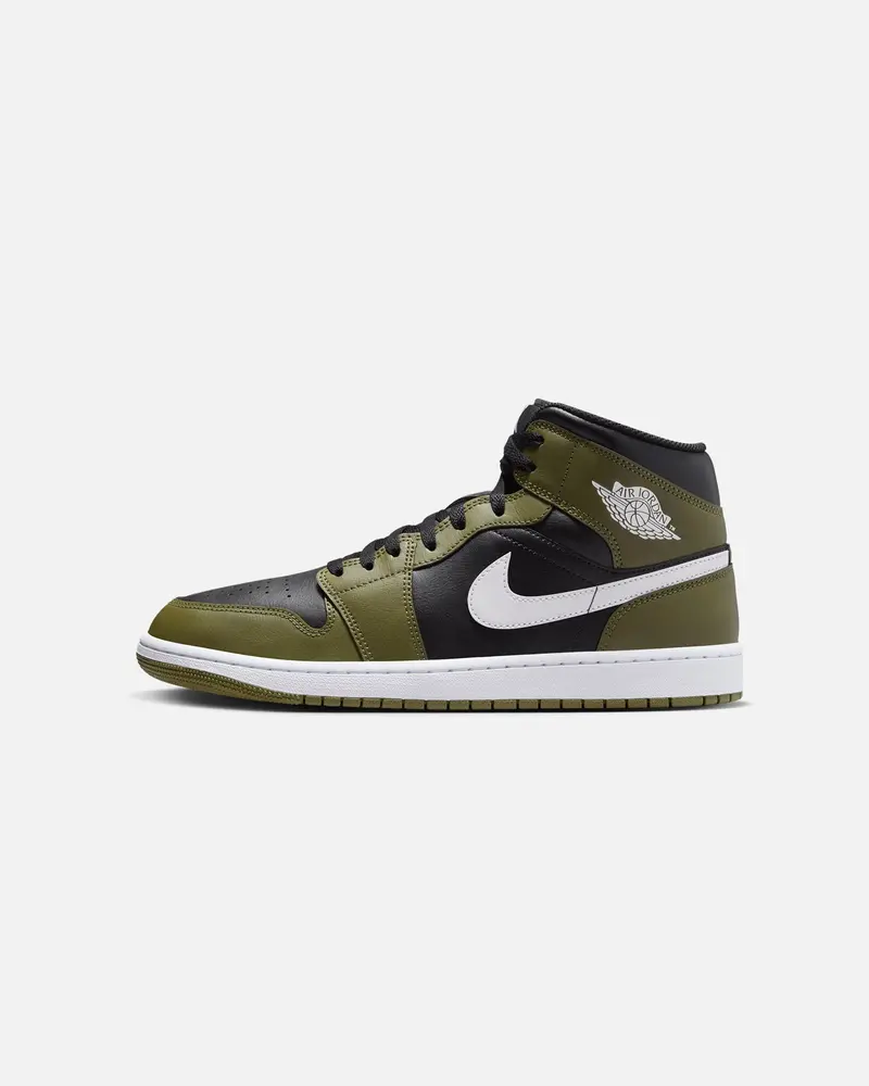 Jordan Air Jordan 1 Mid "Sequoia" Black/White 1