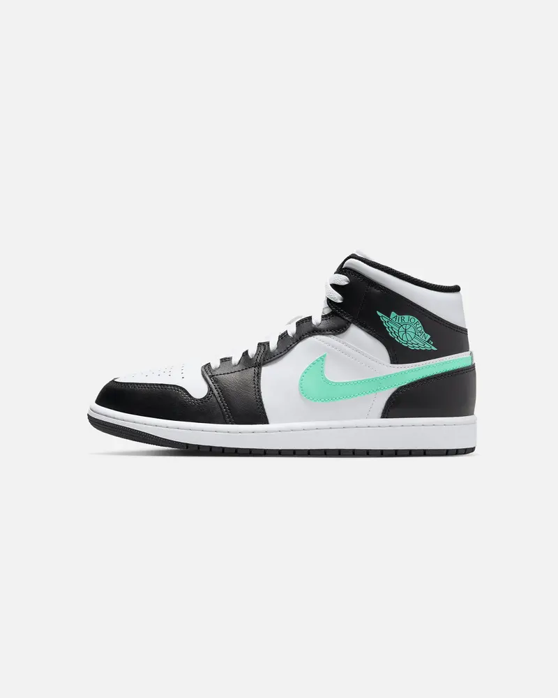 Jordan Air Jordan 1 Mid White/Green Glow 1