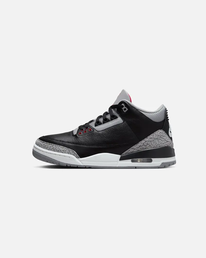 Jordan Air Jordan 3 Retro "Black Cement" Black/Fire-Red 1