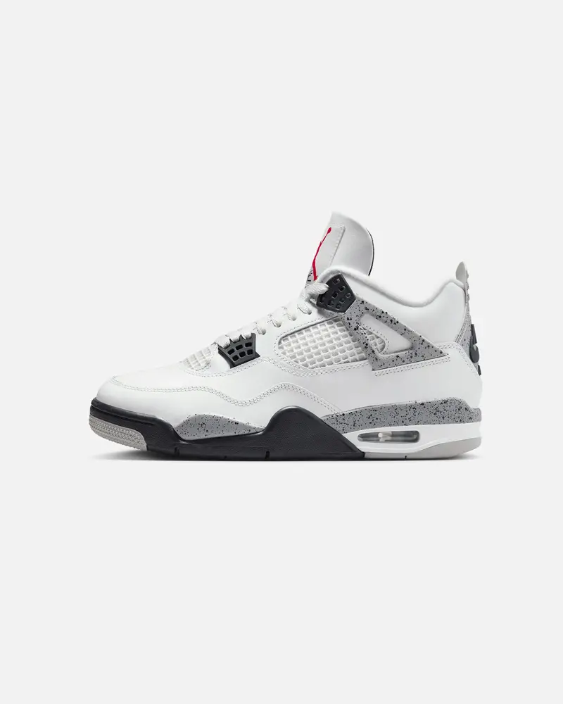 Jordan Air Jordan 4 Retro Og Remastered "White Cement" Summit White/Fire Red/Cement Grey 1