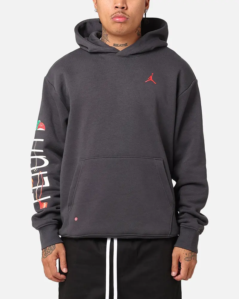 Jordan Artist Series By Darien Birks Fleece Hoodie Black/Dark Smoke Grey 1