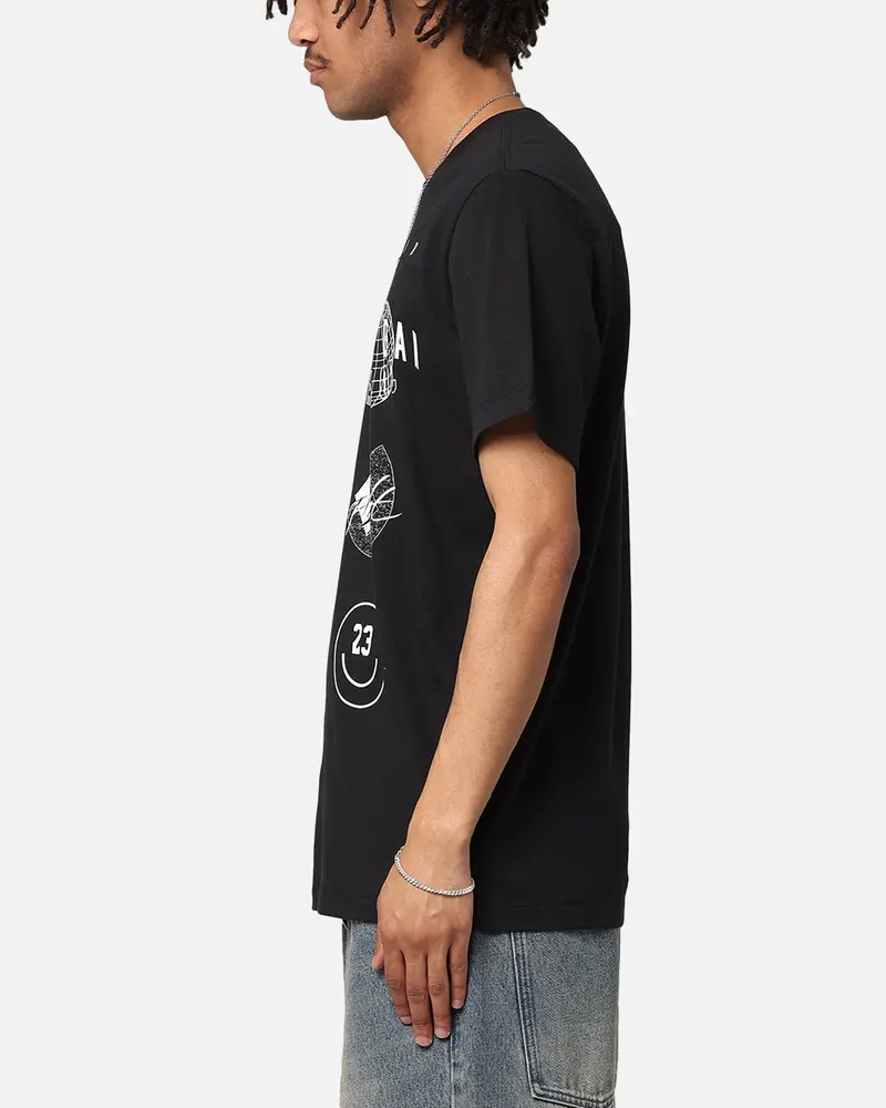 Jordan Brand Logo Stack T-Shirt Black/White 5