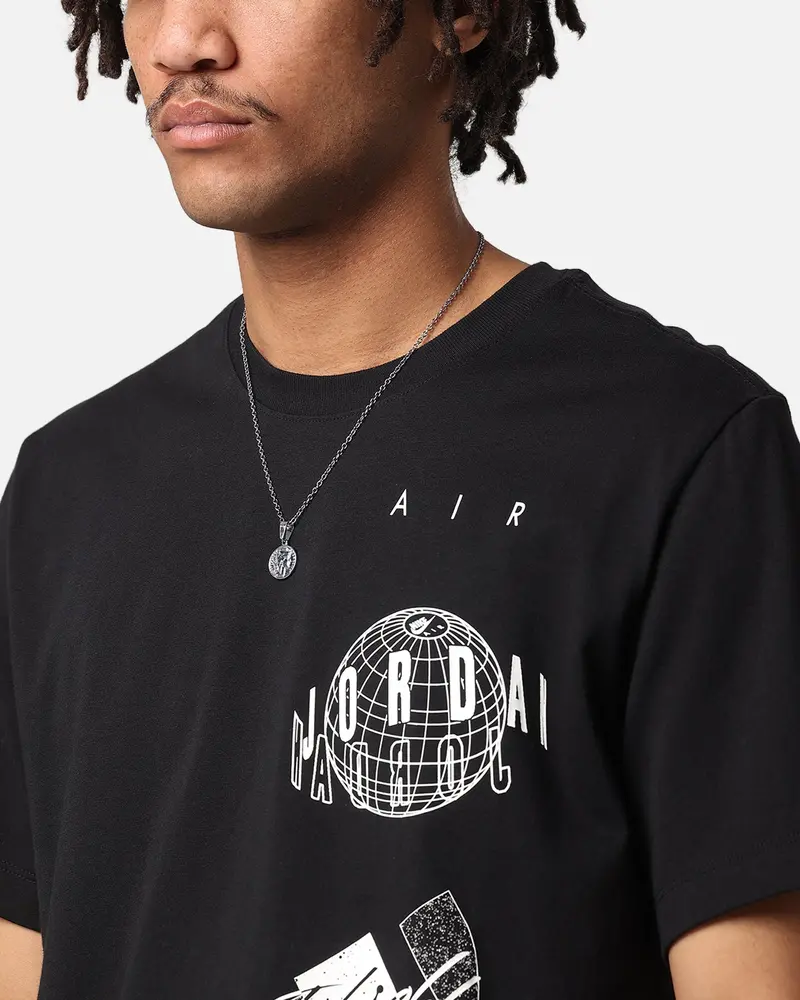 Jordan Brand Logo Stack T-Shirt Black/White 6